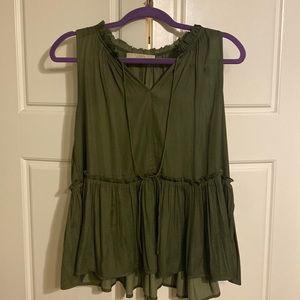 Army green top